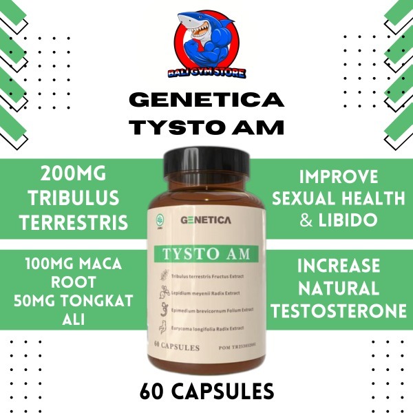 Genetica TYSTO AM 60 Capsule Testosteron Booster