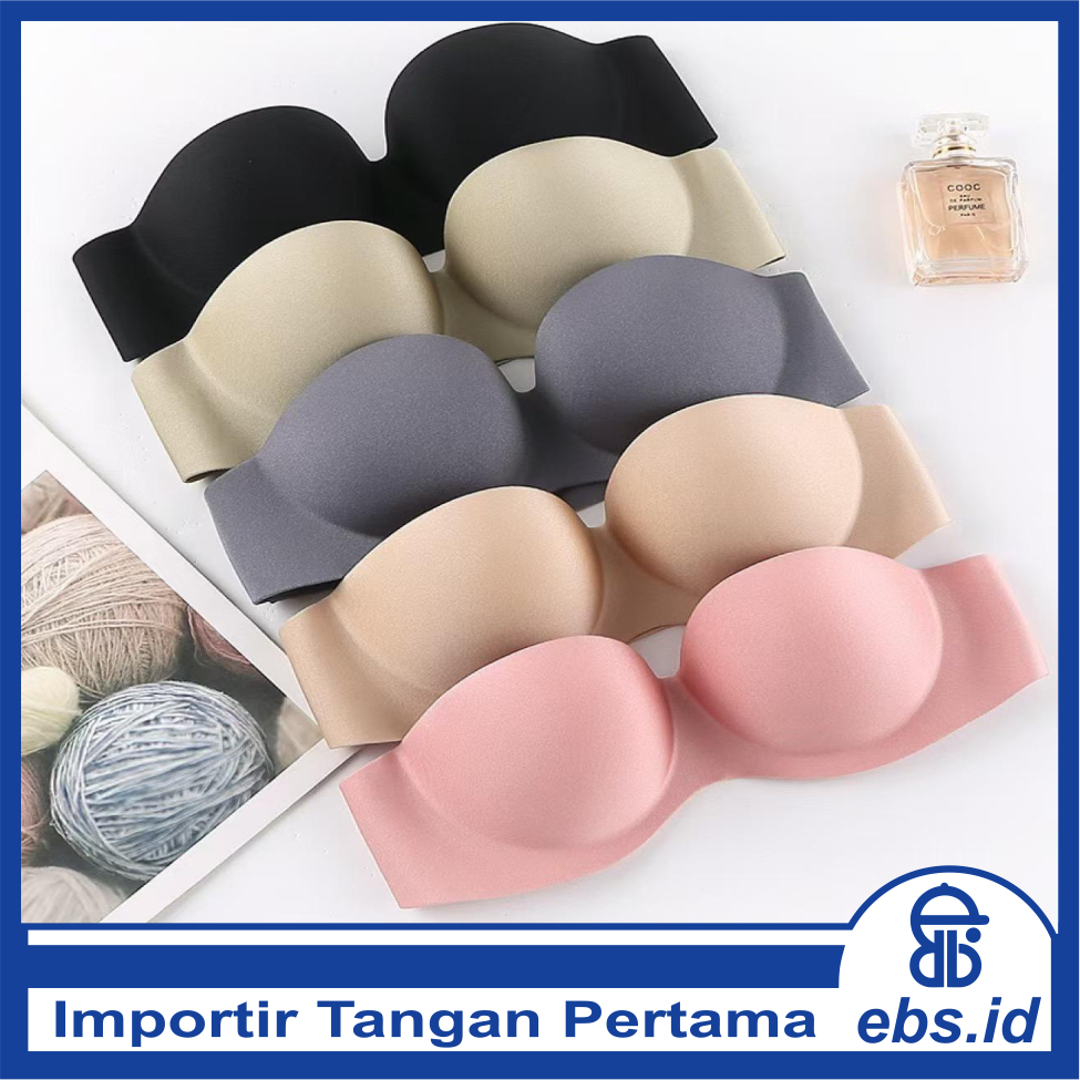𝗘𝗕𝗦 ✅ PW213 Kemben Bra Wanita Tanpa Tali Strapless ADA Pengait Belakang Tanpa Kawat Nyaman Simple Br