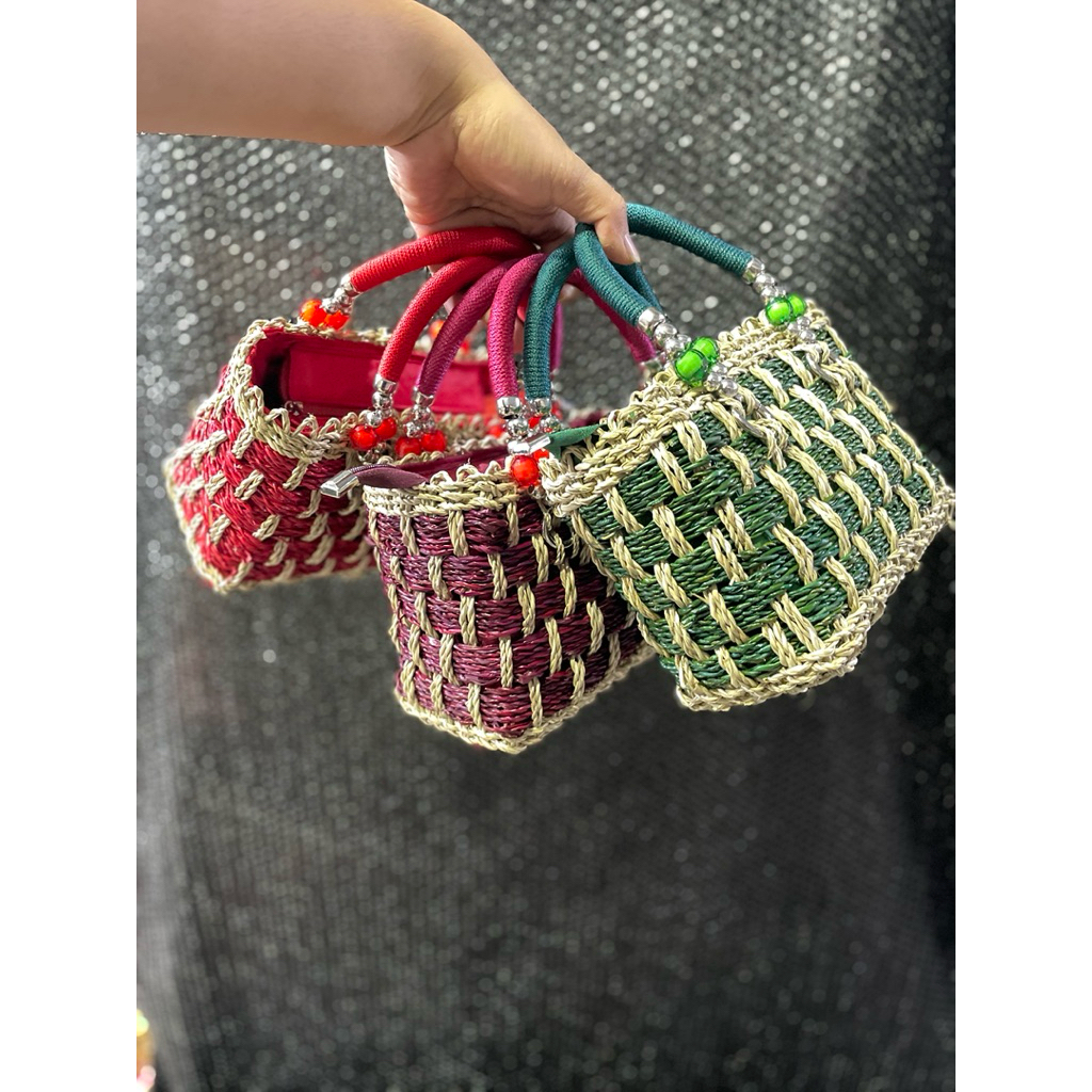 BARU  Tas Kecil Pandan Majid Tas Handmade