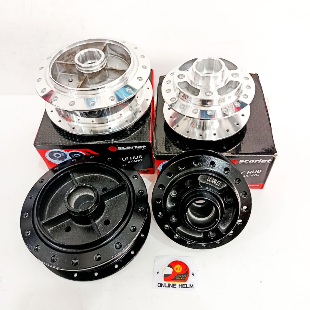Tromol Depan Belakang Tromol Set RX KING Depan Belakang SCARLET