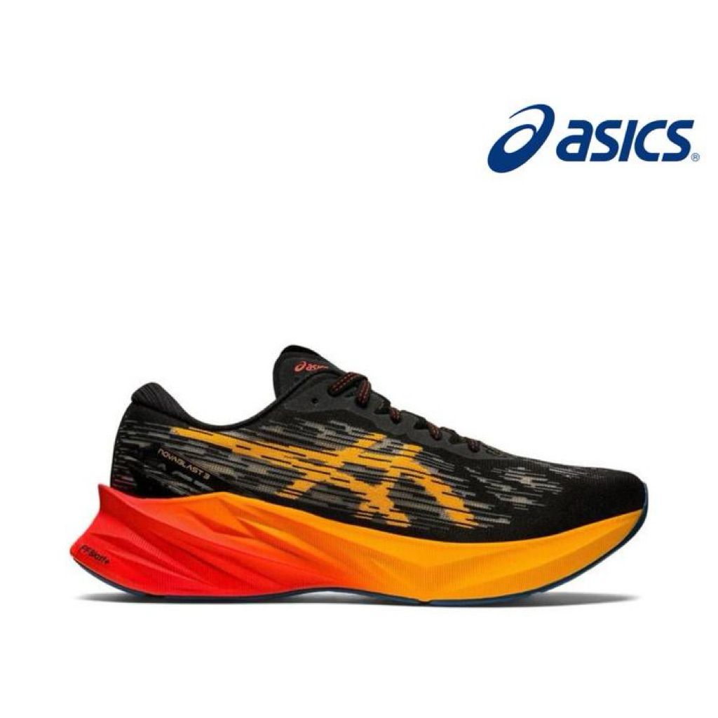 Sepatu Running Asics Novablast 3 Men’s Black Amber