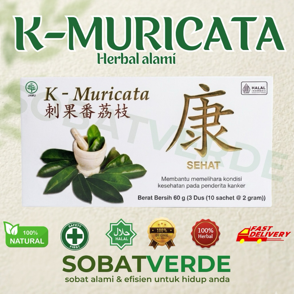 Obat Herbal K-MURICATA ORIGINAL 100% / Obat Kesehatan ASLI BPOM HALAL MUI