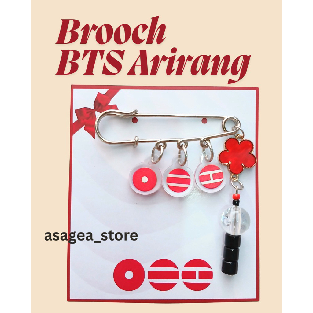 Bros BTS ARIRANG. Brooch BTS ARIRANG KONSER BTS