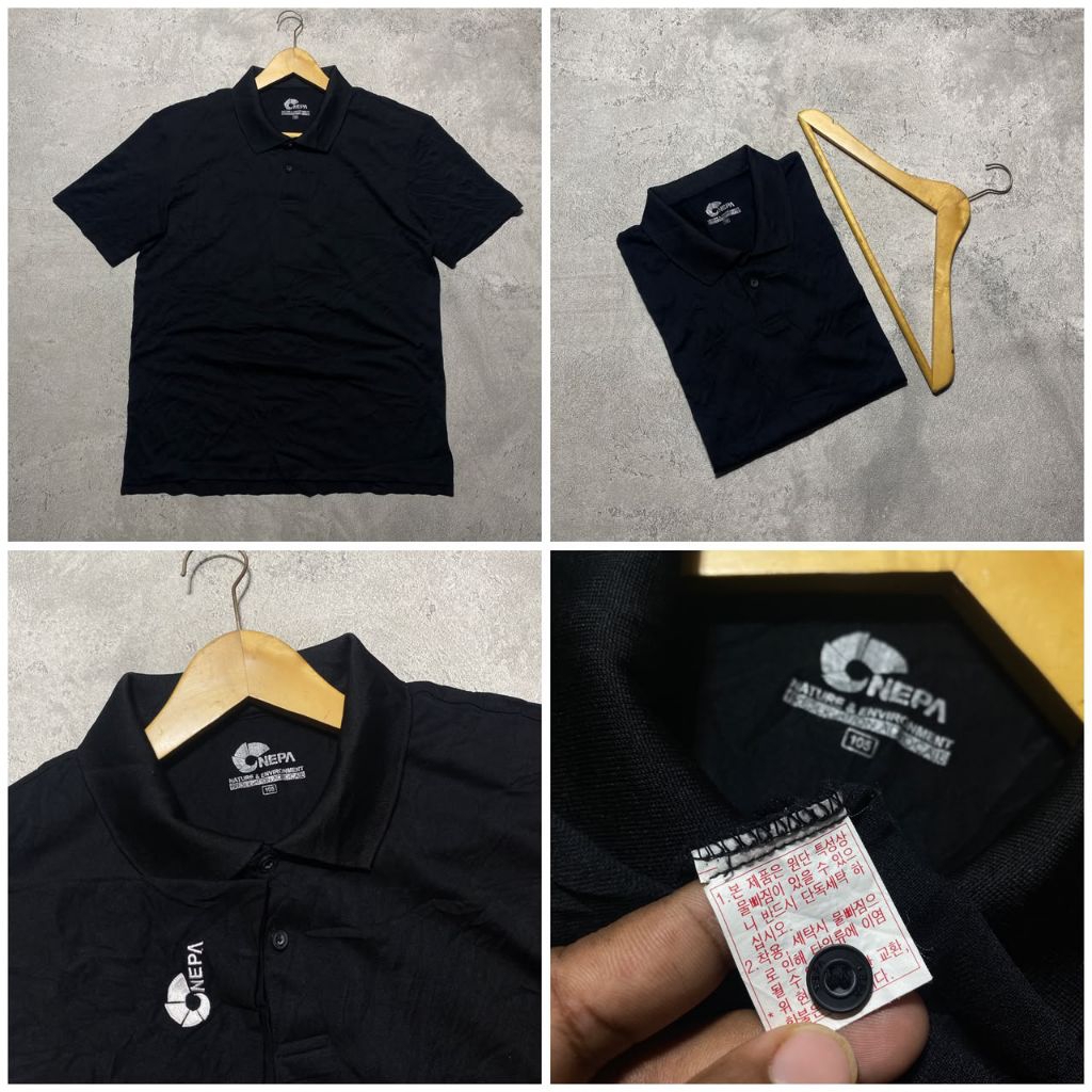 ~ NEPA polo shirt~ harga 85rb co via oren
~ warna: hitam L(68x55)
~ Like new seperti baru