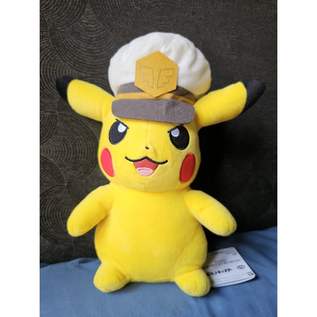 Boneka Pokemon Captain Pikachu Banpresto New Tag