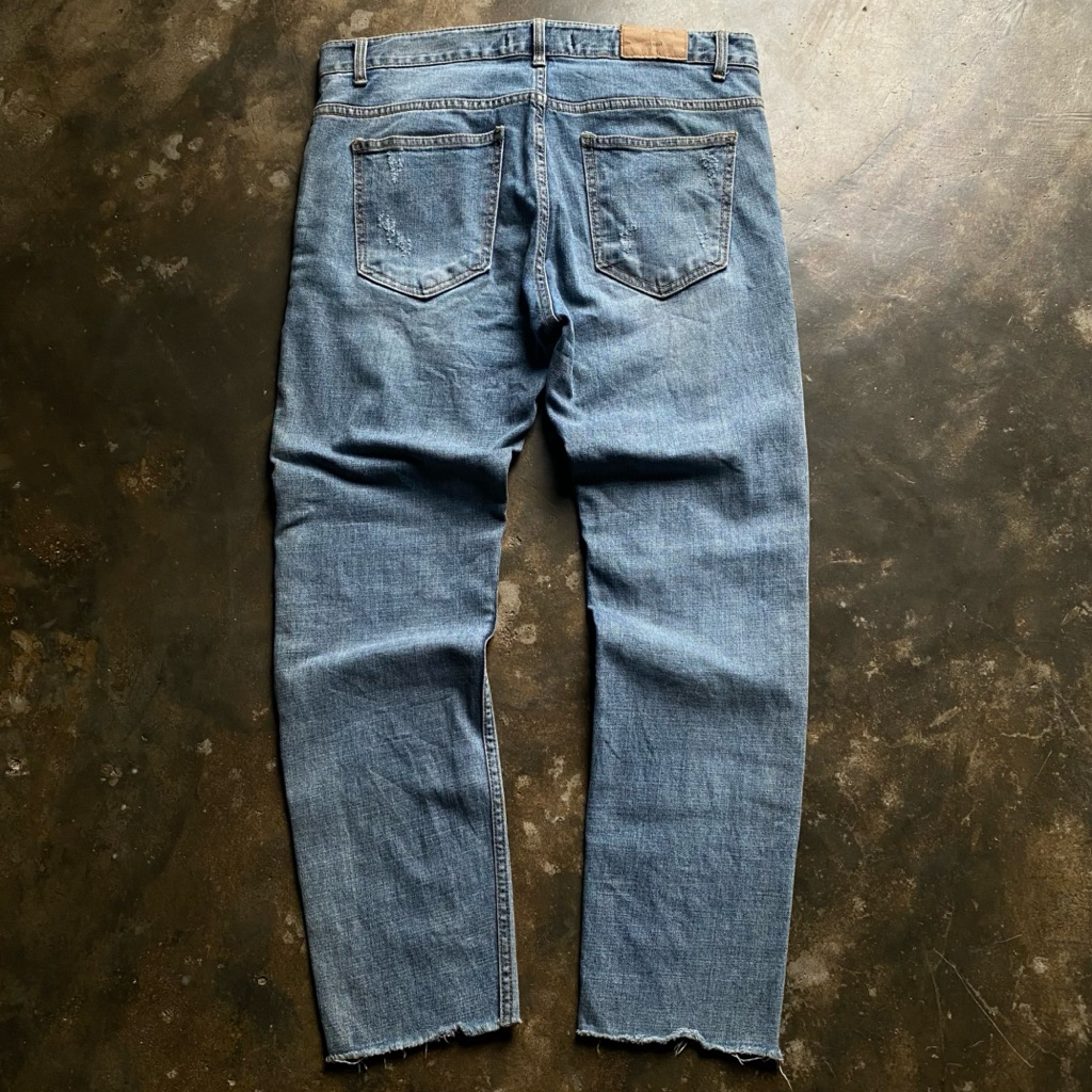 LUXURY WELLDONE X MINED DENIM PANTS