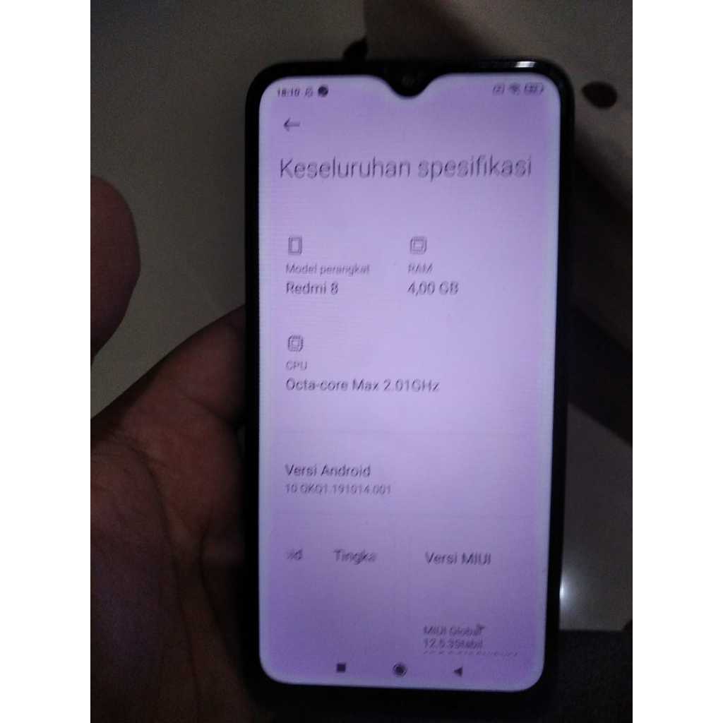 hp xiaomi redmi 8 ram 4/64 bekas second murah handphone seken