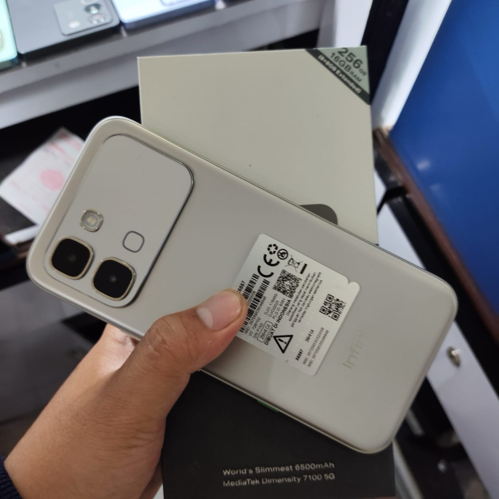 Infinix note edge ram 8/256 second fullset original garansi panjang termurah
