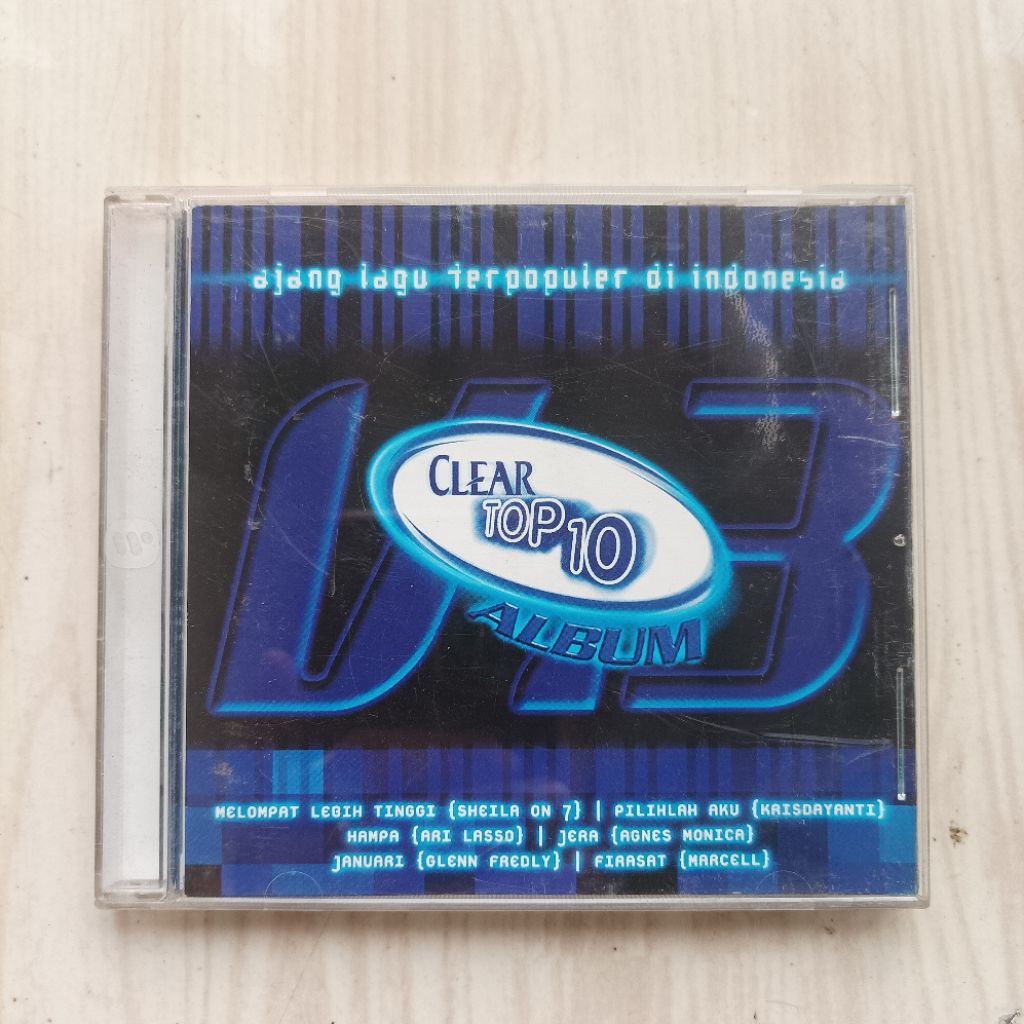 Original CD Audio Music Kompilasi Clear Top 10 Sheilla on 7 Jikustik Krisdayanti dll