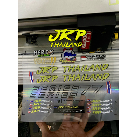 Stiker Velg JRP Thailand glow inthe dark (GID) stiker transparan