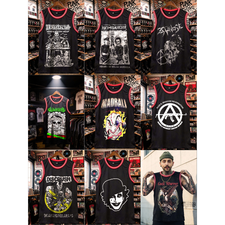 kaos jersey kaos siglet,kaos singlet band punk,kaos taxtop,kaos singlet band,kaos musik,kaos punk,ba