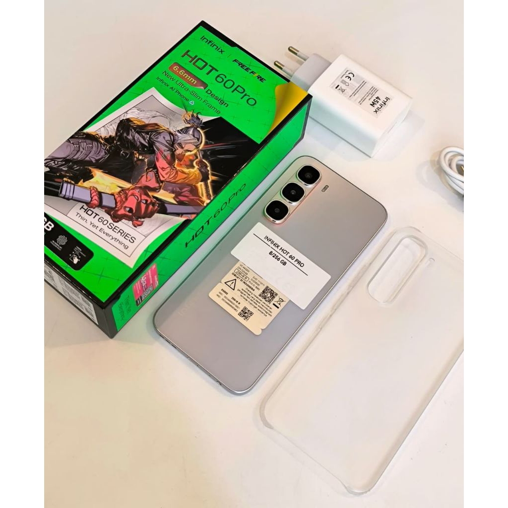 Infinix Hot 60 Pro Plus / Hot 60 Pro 8/128 GB//256 GB |  Second Garansi Resmi Indonesia