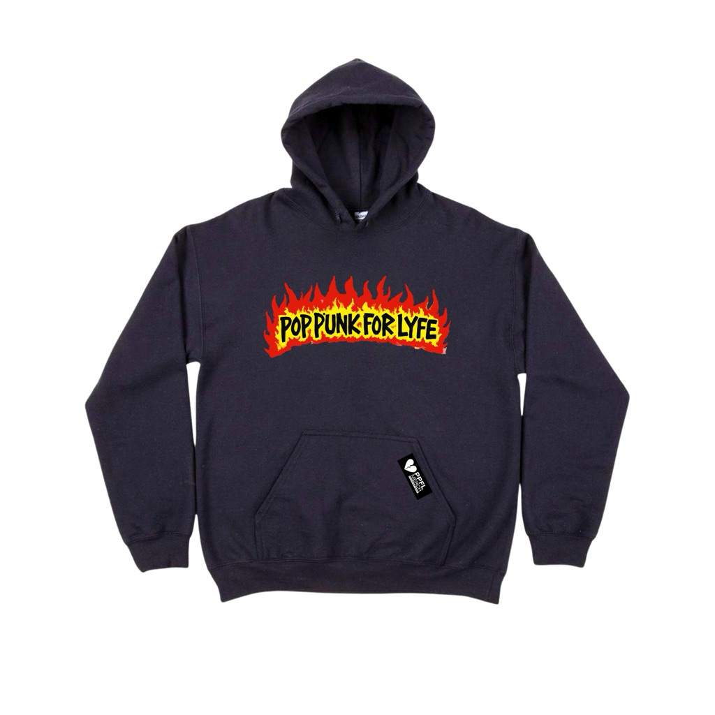 Hoodie PPFL Merch Flame | Hoodie Pop Punk for Lyfe Flame | Hoodie Viral | Hoodie Keren