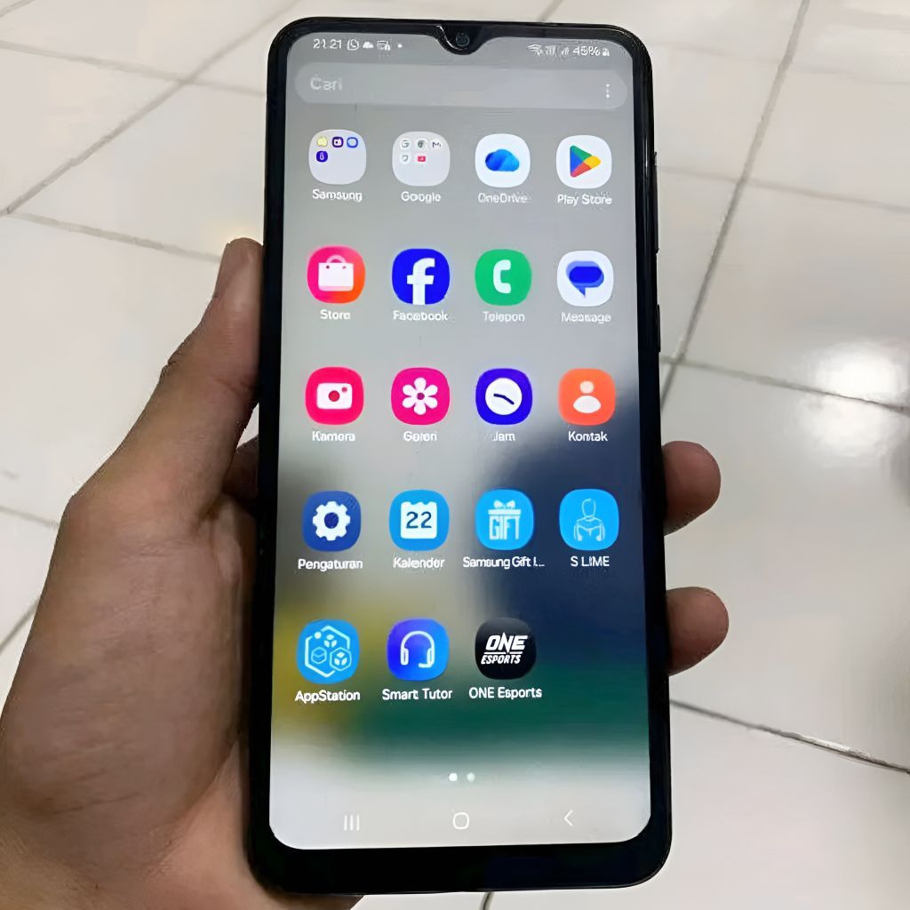 LCD Frame Ori Asli Copotan Samsung A04