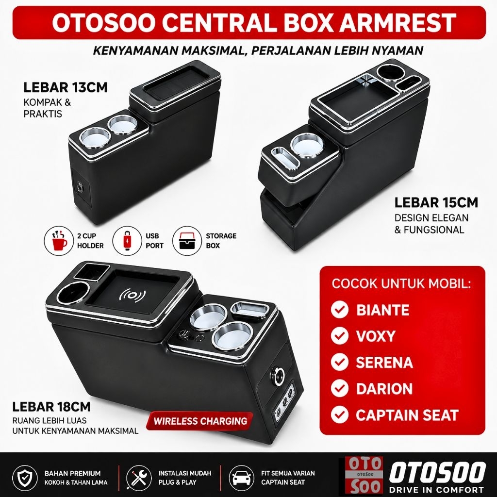 CONSOLE BOX VOXY SERENA BIANTE FREED CORTEZ-AUTOGRAND VOXY ARMREST