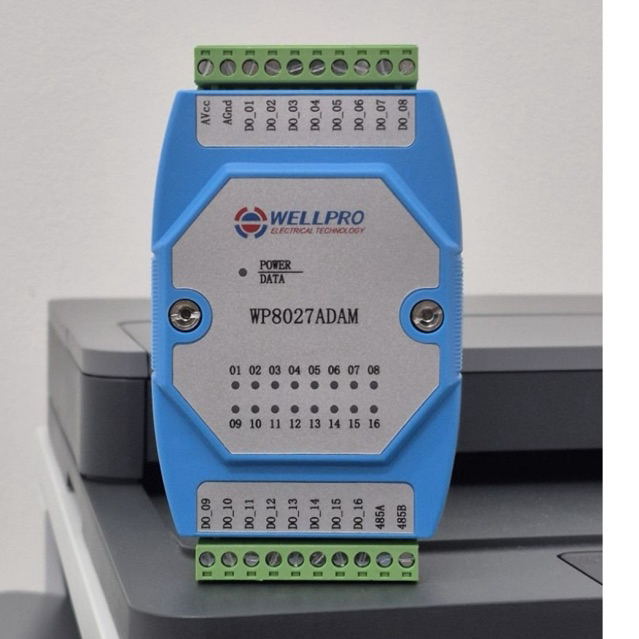 WP8027ADAM 16DO IO expansion to rs485