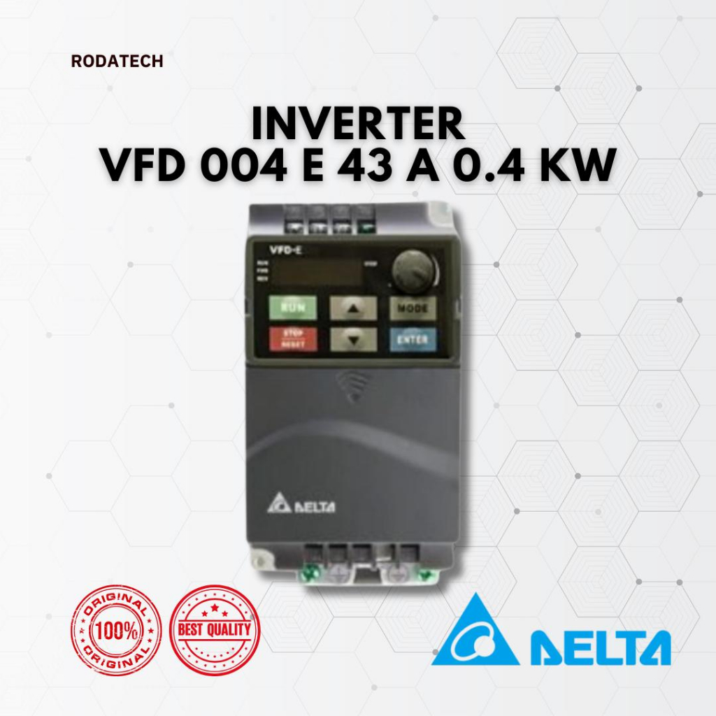 DELTA INVERTER SERI E - VFD004E43A - VFD004E43T - VFD022E43A - VFD055E43A - VFD075E43A - VFD110E43A 