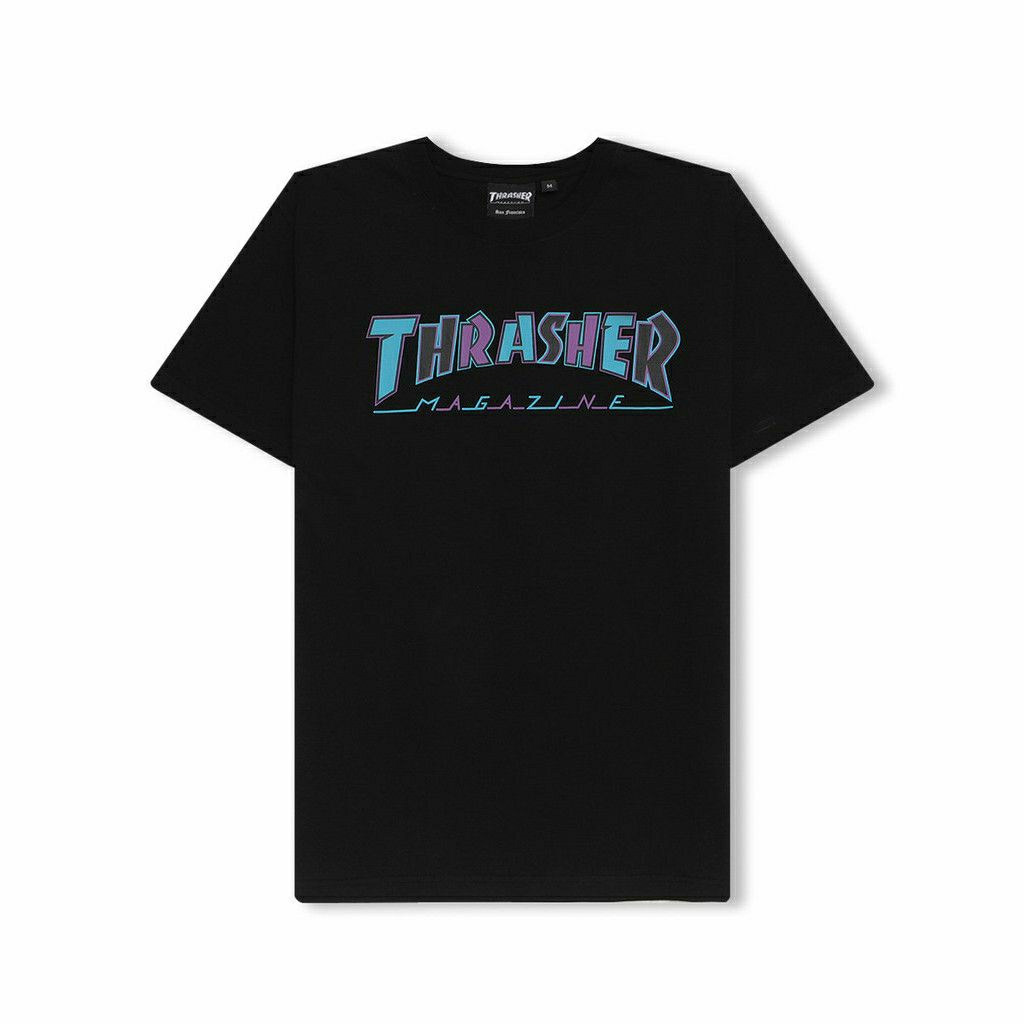Thrasher Purple Jump Tshirt - Black Size M Original