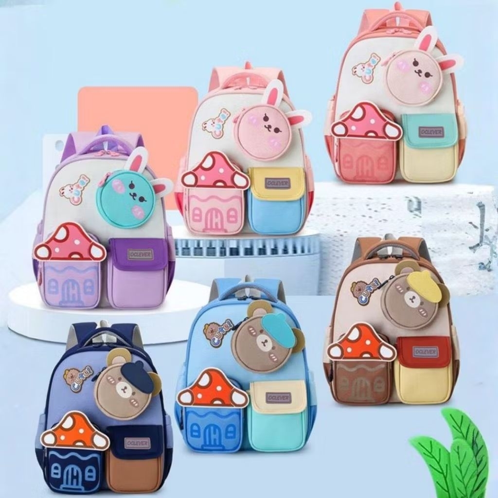 Tas Ransel Anak TK Oclever Desain Unik dan Anti Air
