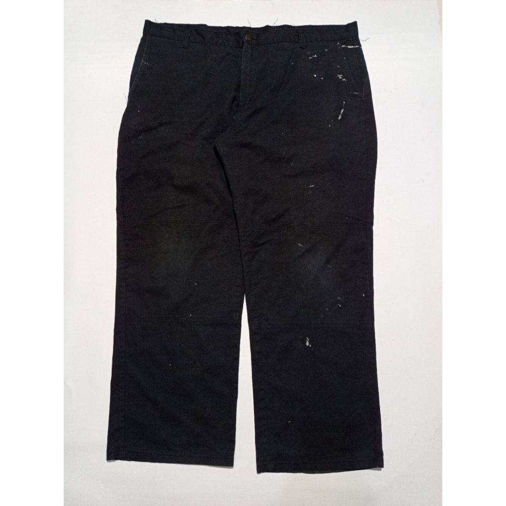 Celana Genuine Dickies Double Knee Loose Fit Warna Hitam Size 42×32 Second Brand Dickies