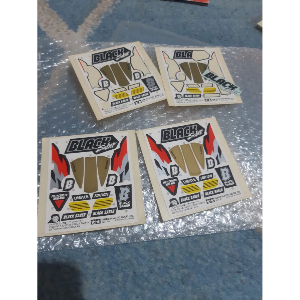 TAMIYA DECAL BLACK SABER PREMIUM ORIGINAL