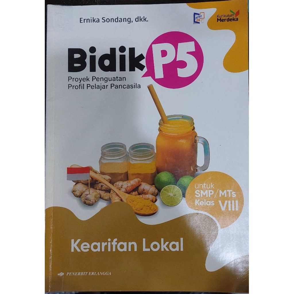 Bidik P5 Kearifan Lokal bekas pakai kelas 8