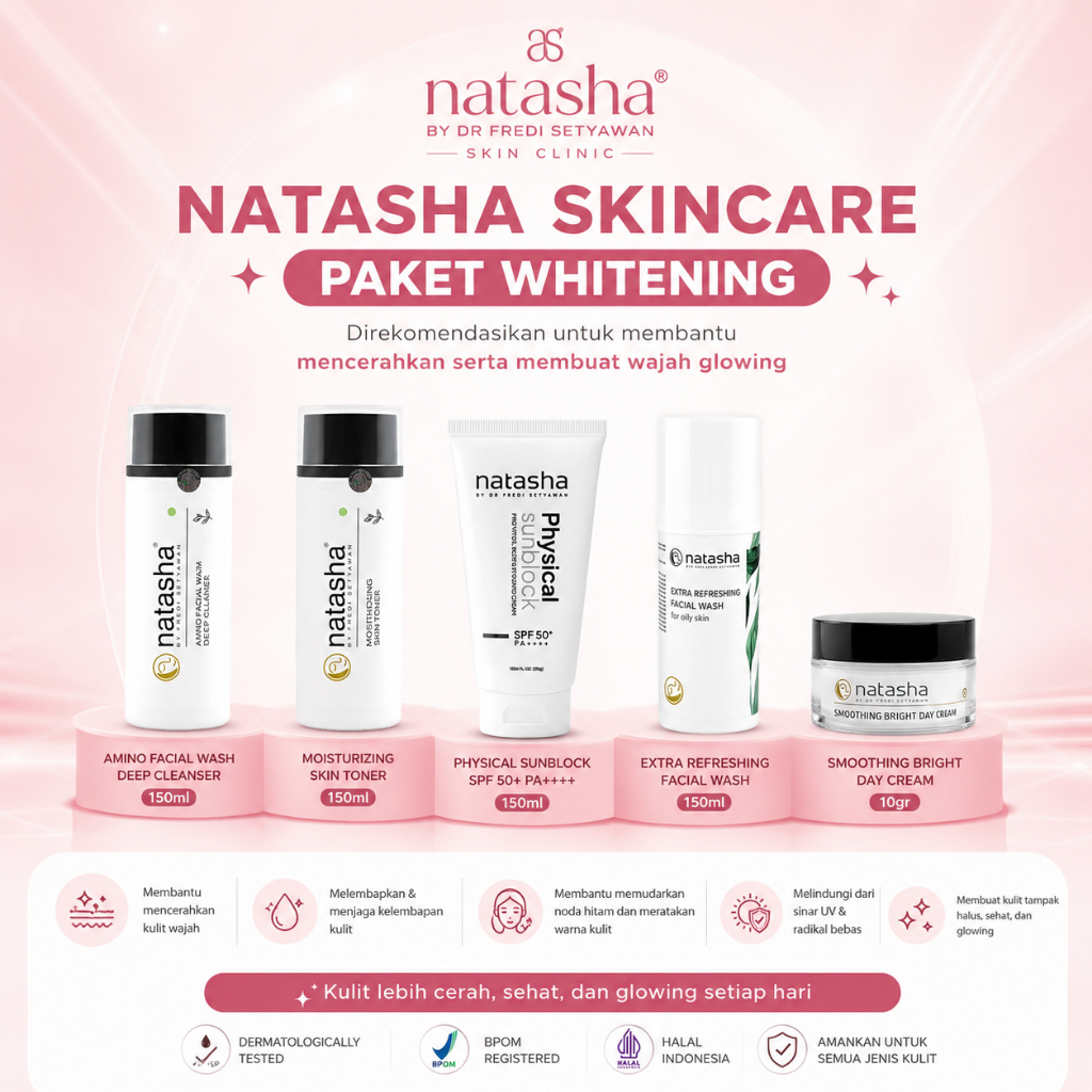 NATASHA SKINCARE PAKET WHITENING