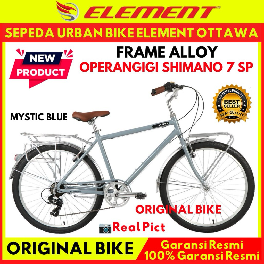 Sepeda Urban Bike Element Ottawa Frame Alloy Operangigi Terbaru
