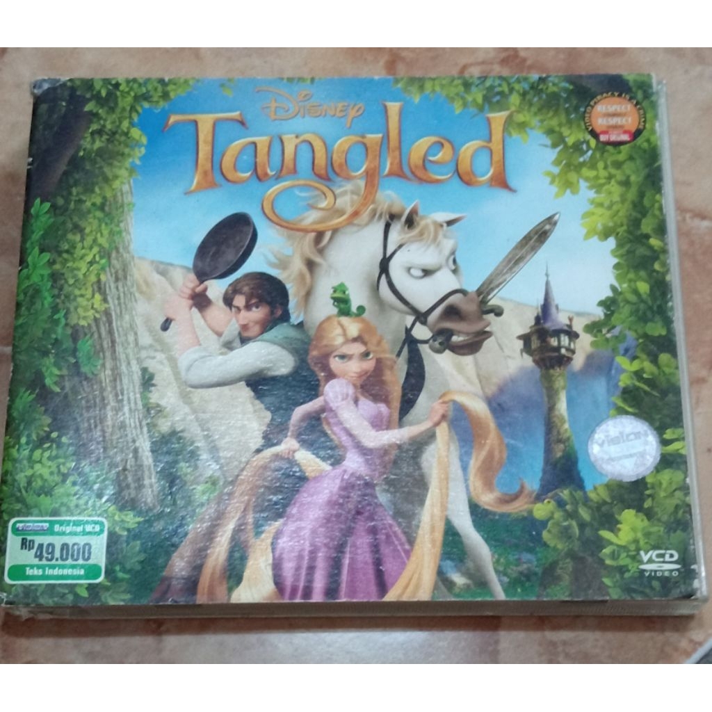 VCD Original Rapunzel tangled