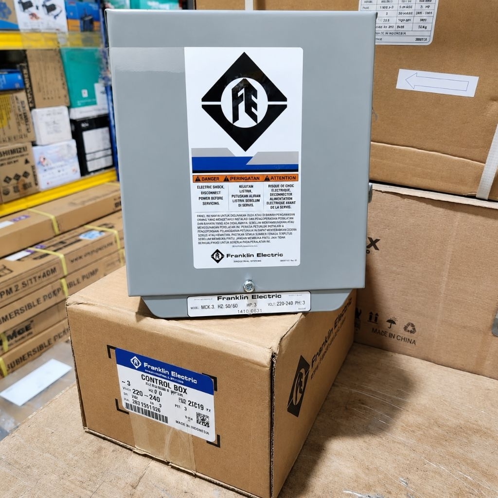 Control box pompa satelit franklin 2hp 1phase