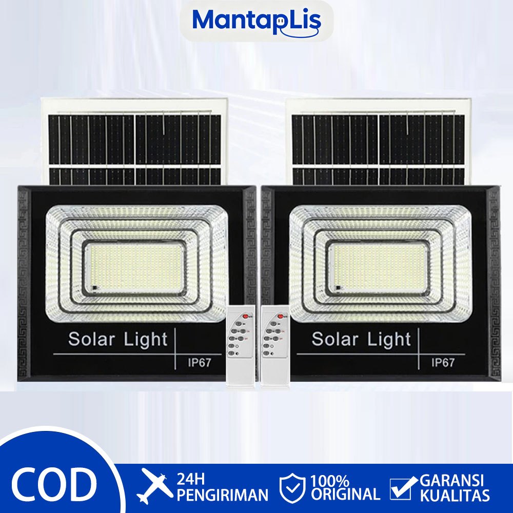 UORRIS Lampu Sorot Surya UORRIS 6000W LED Terang IP66 Remote Taman Outdoor Anti Air