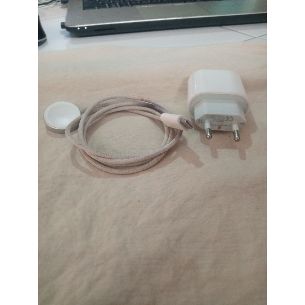 charger Apple watch + adaptor original preloved