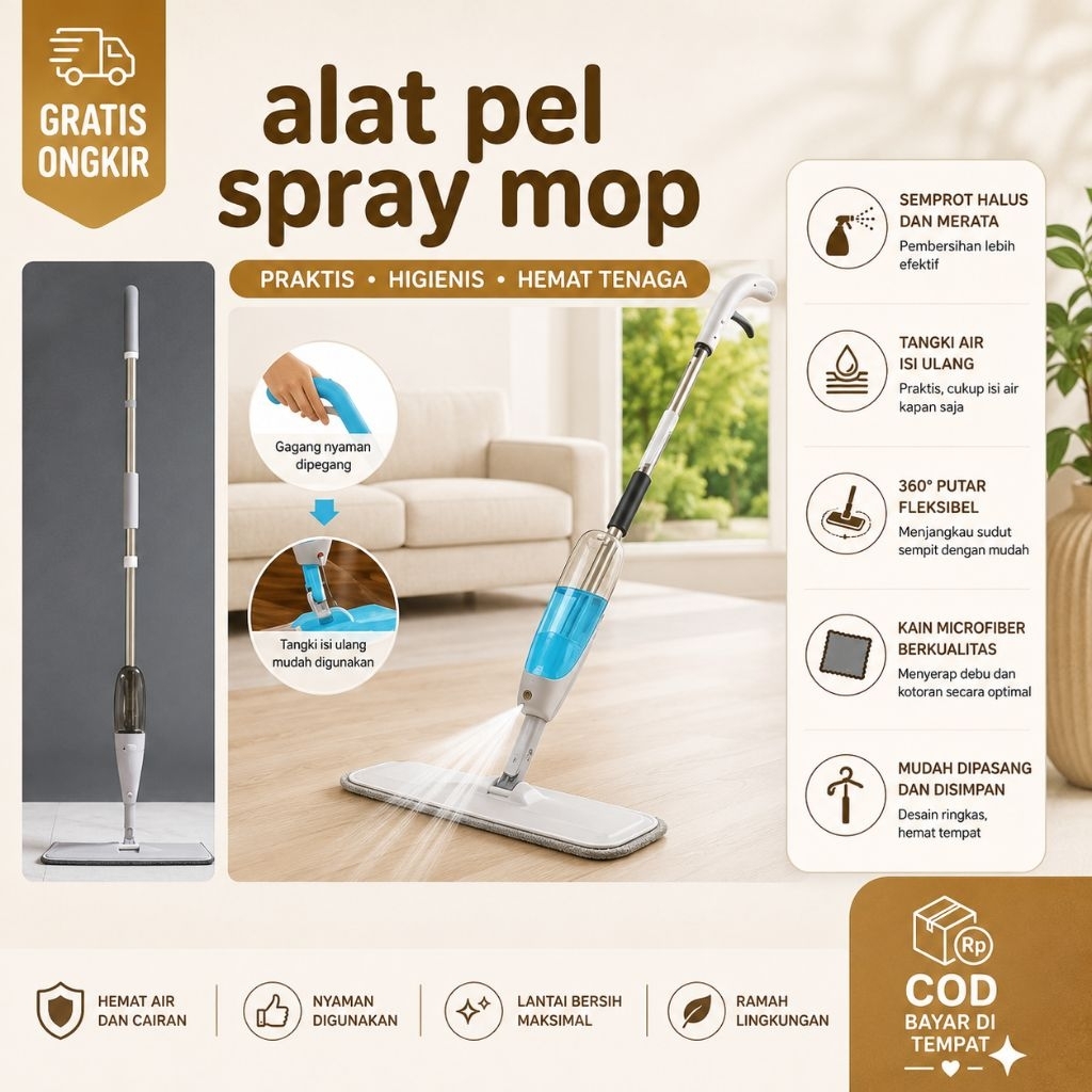 A - pel lantai spray mop alat pel lantai spray mop / SPRAY MOP