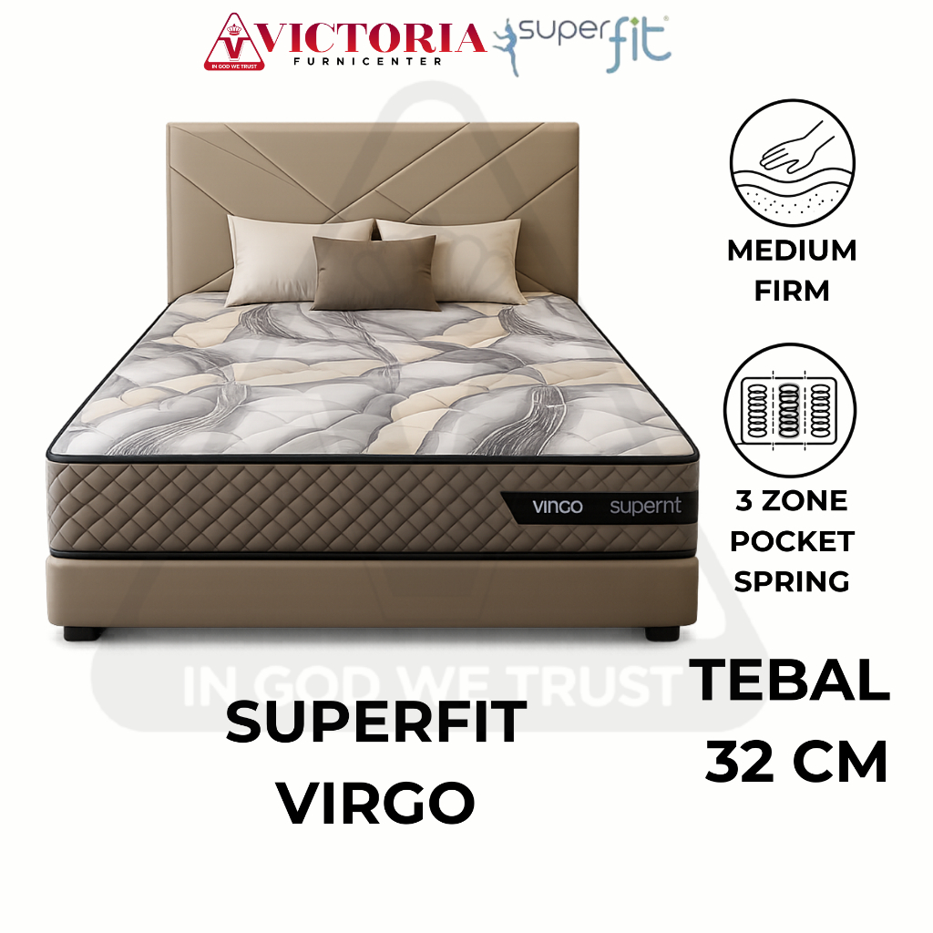 Comforta Superfit Virgo 120 x 200 120x200 Kasur Saja Mattres Only