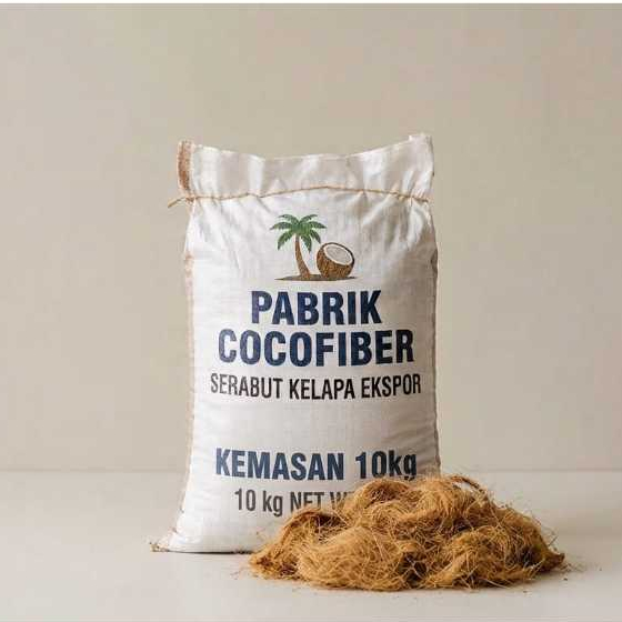 10kg Cocofiber Sabut Kelapa Bersih dan Kering - 500g, Sabut Kelapa