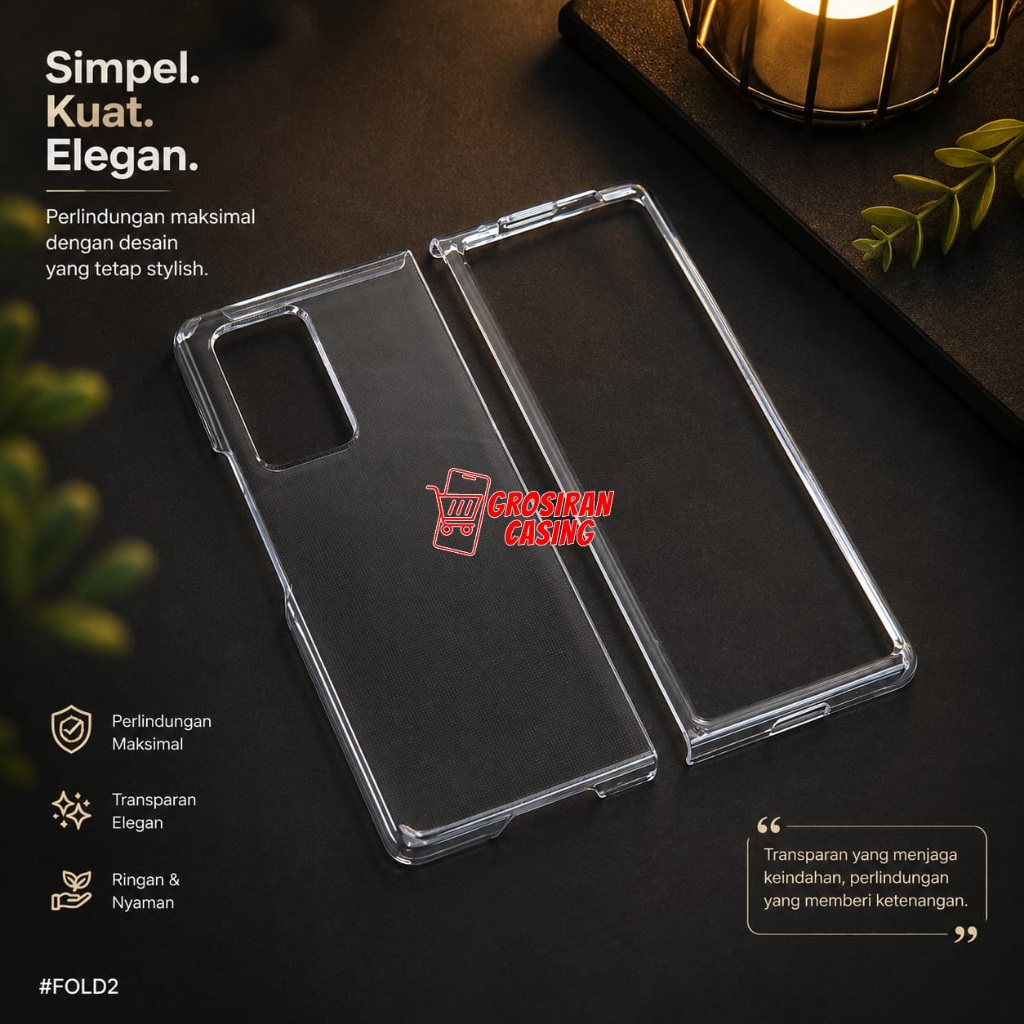 Samsung Z Fold 1 Z Fold 2 Z Fold 3 Z Fold 4 Z Fold 5 Z Fold 6 Z Fold 7 Clear Case Hardcase /  Akrili