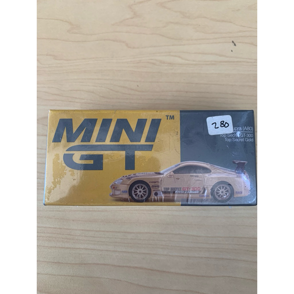 mini gt supra gt 300 gold