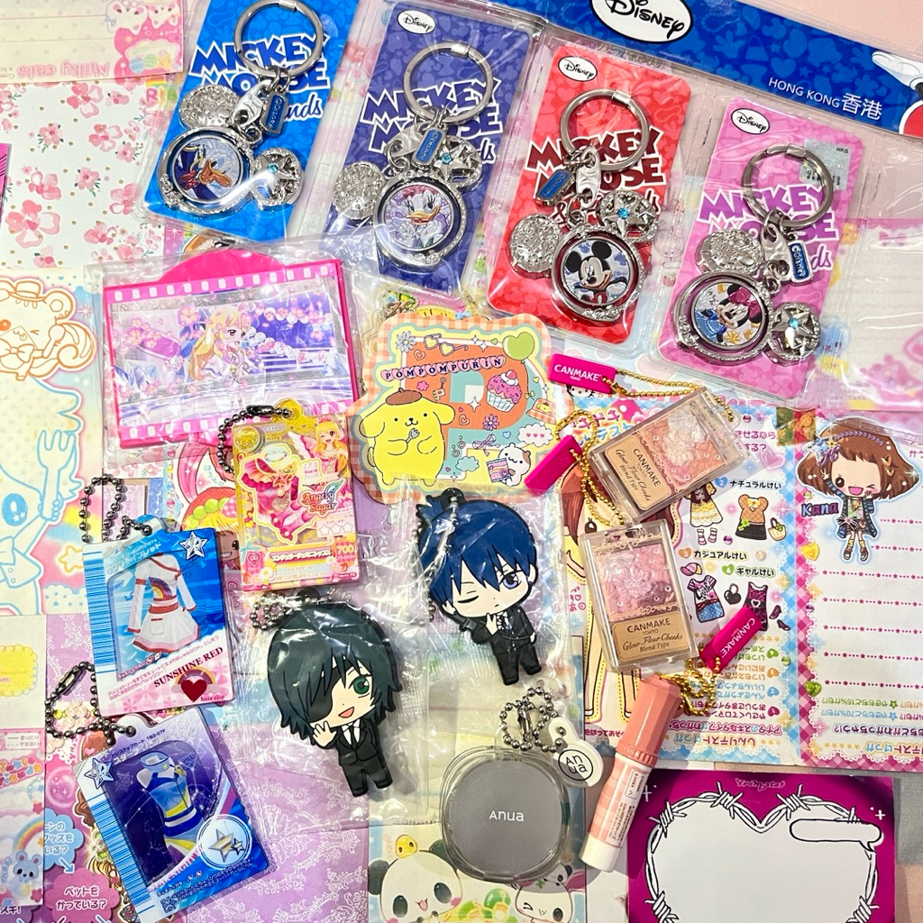 [READ DESC - hanfgstuffs sell] Assorted Various japan trinkets gotochi, aikatsu ichigo premium gemin