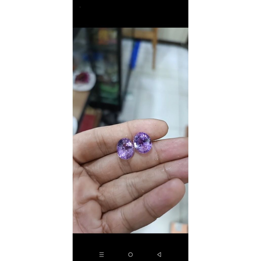 batu Amethyst asli kalimantan