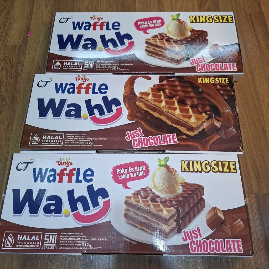 Waffle Wahh Tango King Size Just Chocolate Jastip PRJ 2026