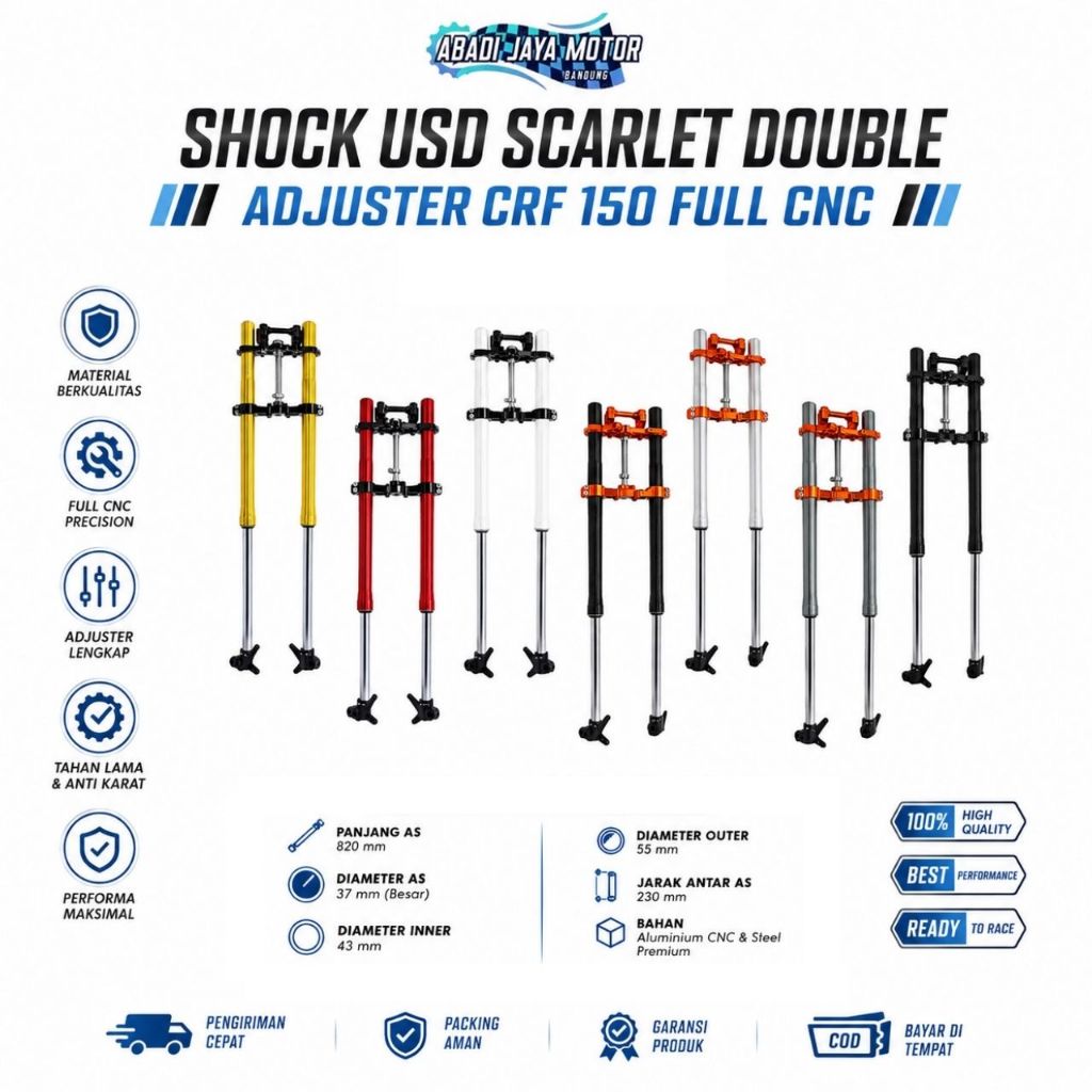 Shock Usd CRF - 150 Double Adjuster Scarlet