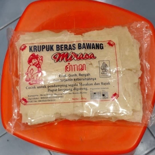 Krupuk Beras Bawang / Krupuk Puli Mirasa 200gr