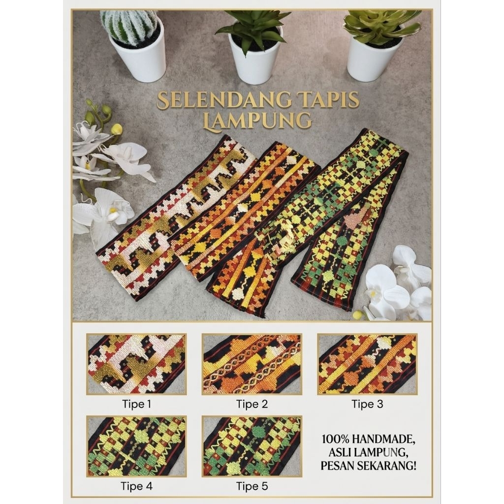 Selendang Tapis Khas Lampung