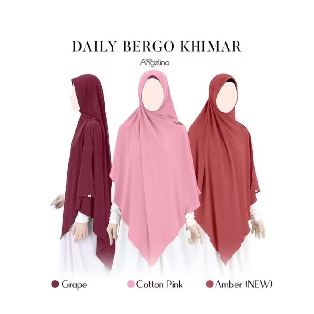 Daily Bergo Khimar PL Atelier Angelina
