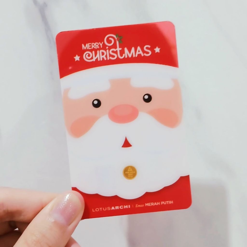 Logam mulia 0.1 gram Lotus Archi christmas