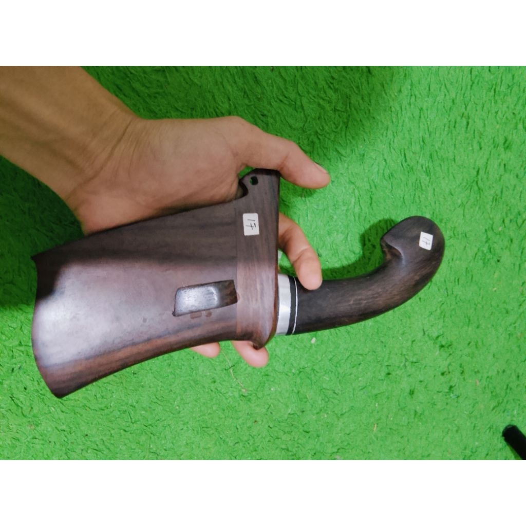 Golok Petok Cepot Baja Per Kayu Senokeling