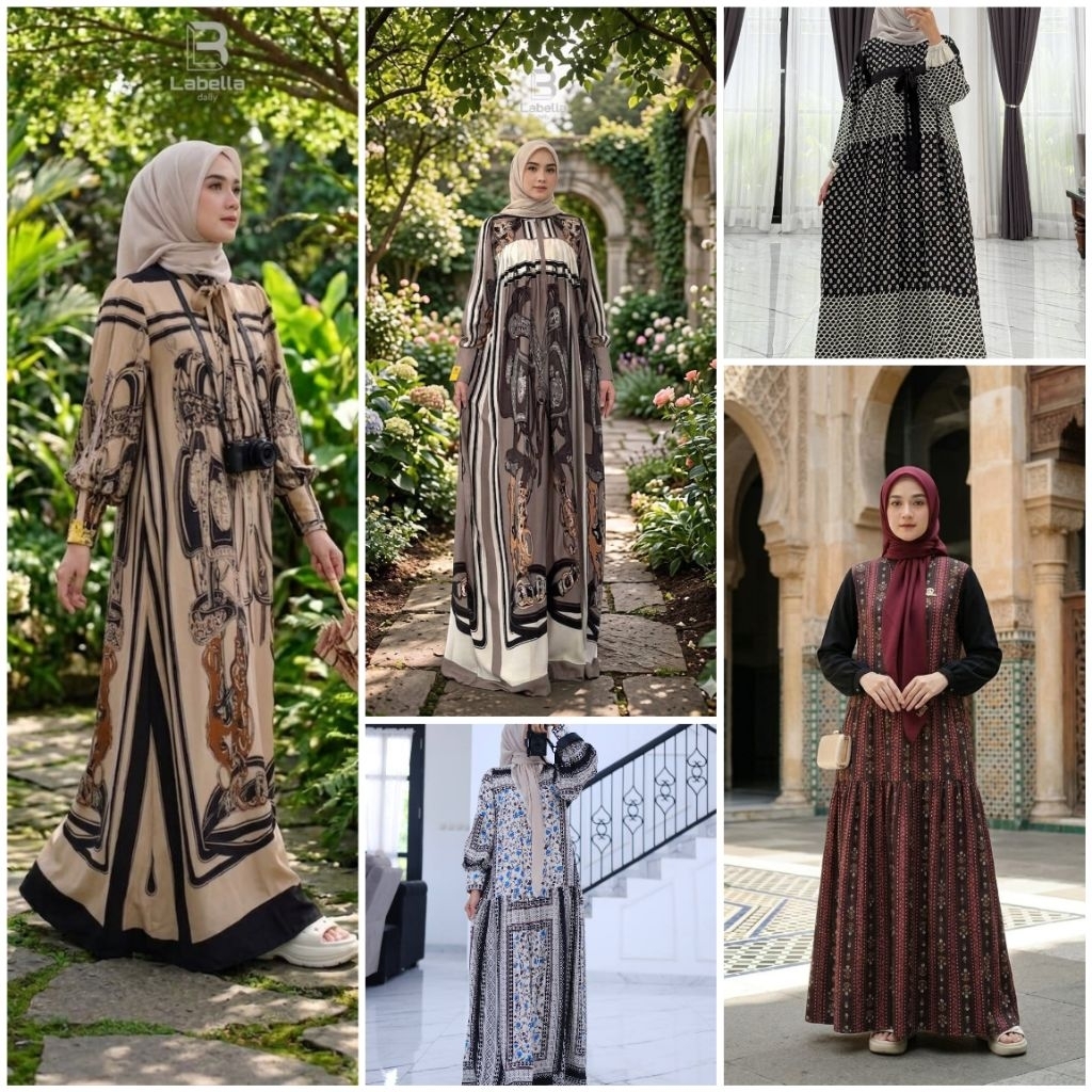 (READY STOK) LABELLA DAILY BY ANJANI STORE | GAMIS RUMAHAN | GAMIS CASUAL | GAMIS CANTIK | GAMIS TWI