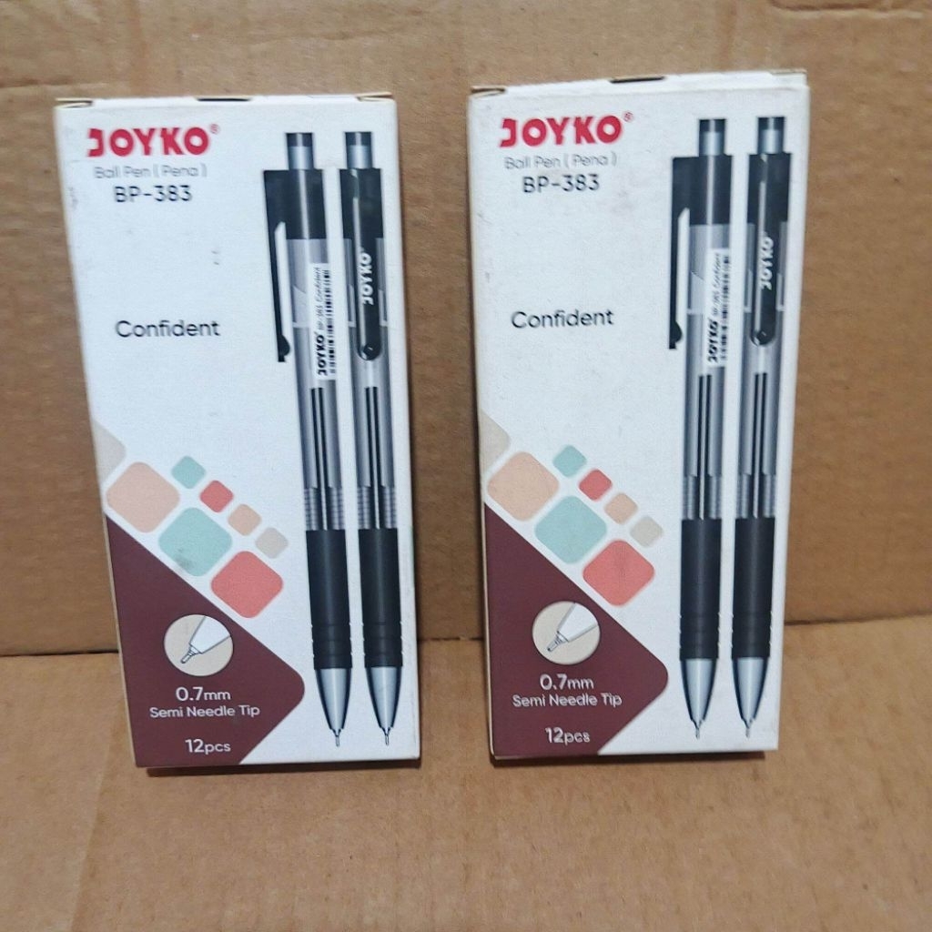 1 PACK PULPEN JOYKO VOCUS 383 / PULPEN JOYKO HITAM / PEN JOYKO 383 / PULPEN MURAH