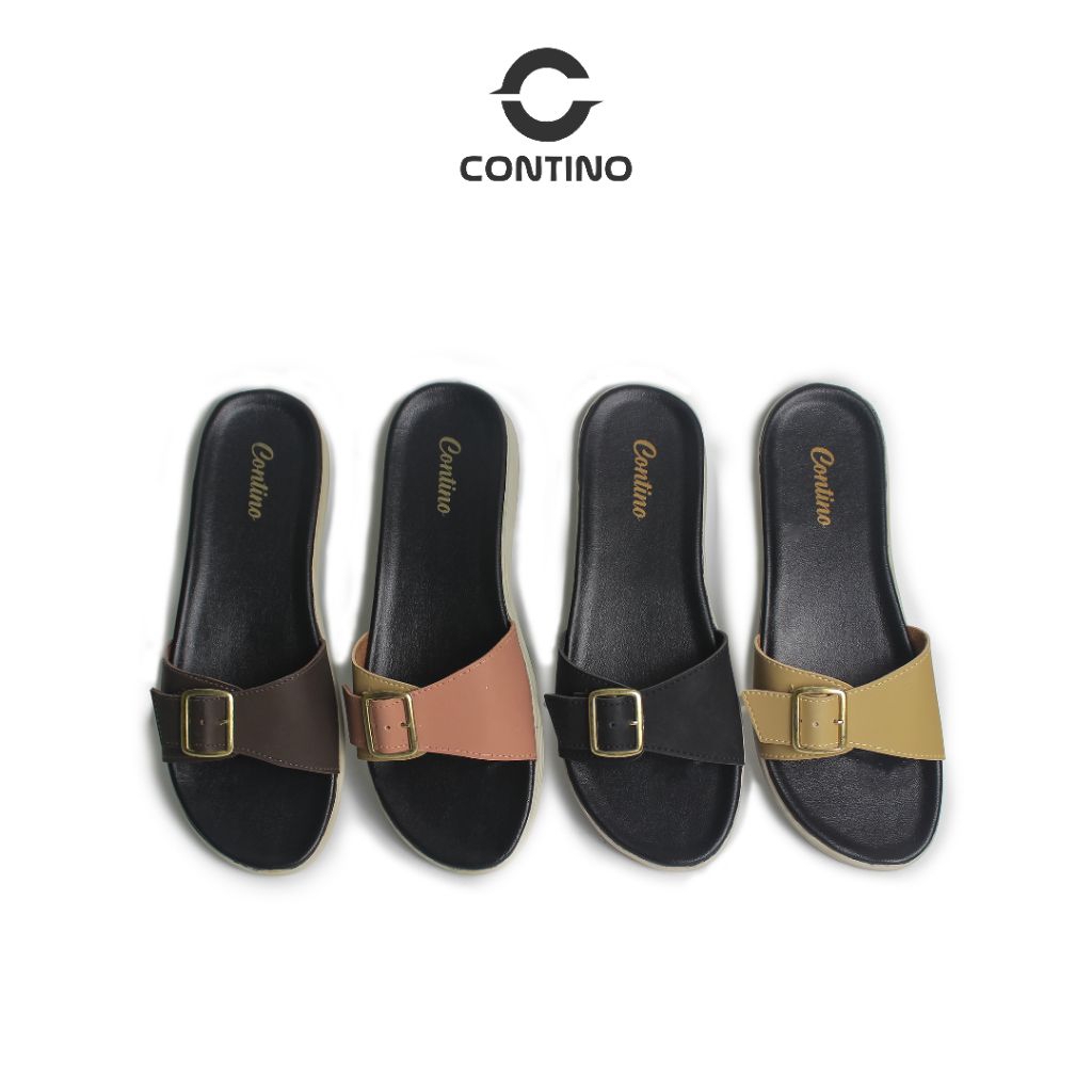 Sandal Wanita Selop Contino Sandal Kasual Wanita Sandal Wedges Wanita Sandal ibu-ibu