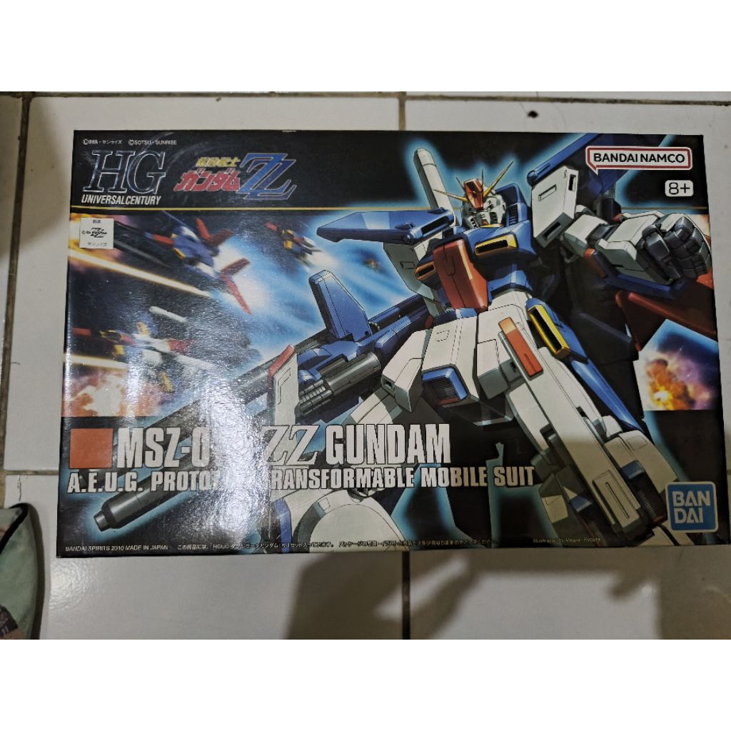 BANDAI HGUC zz Gundam + SDW Heroes Astrea